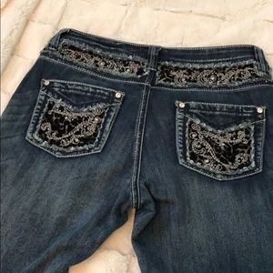 Reba jeans with animal print
